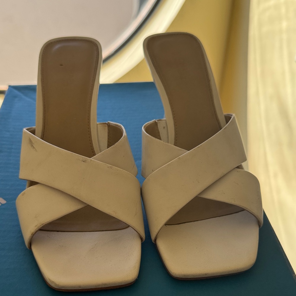 MICHAEL Michael Kors Cream Mules